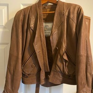 Ladies leather jacket
